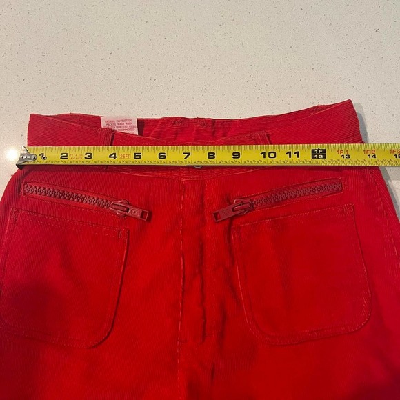 true vintage late 1970s bell bottom flare corduroy pants - Picture 3 of 7